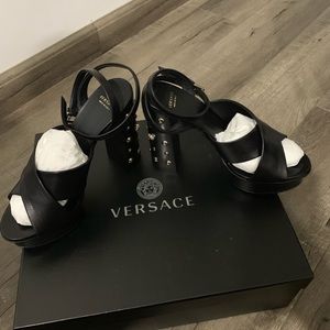 Versace platform heels